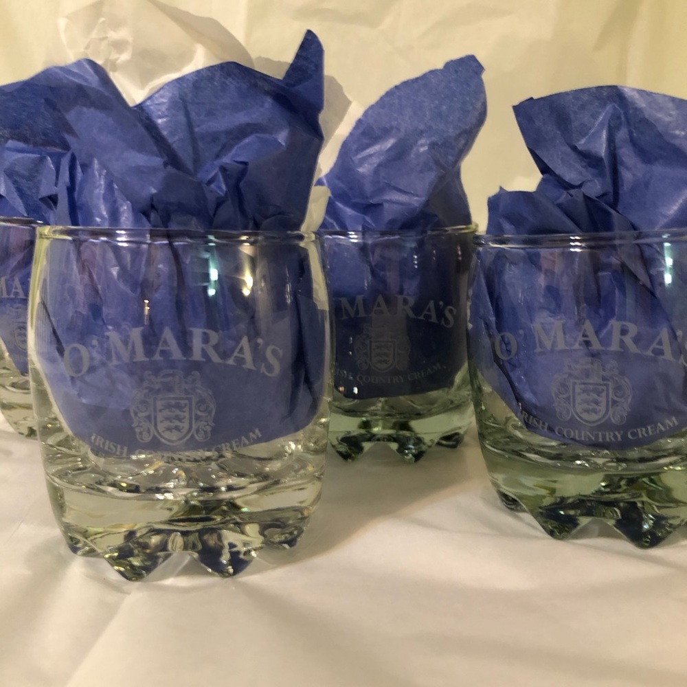 Set (2) O'Mara's Irish Country Cream Beer Glasses